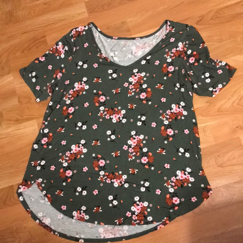 Maurices V Neck Floral Top